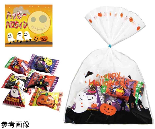 アズワン ハロウィン お菓子パック お菓子ノベルティ 100セット 37-41-9-1 1ケース(ご注文単位1ケース)【直送品】