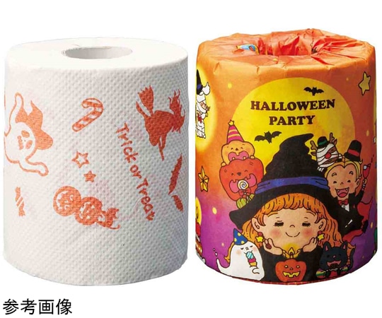 アズワン ハロウィンパーティートイレットペーパー 100個 37-44-13-1 1セット(ご注文単位1セット)【直送品】