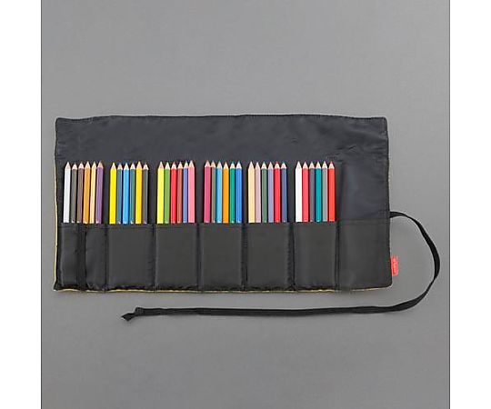 アズワン 36色 色鉛筆セット(ロールケース入) EA765MD-36 1個(ご注文単位1個)【直送品】