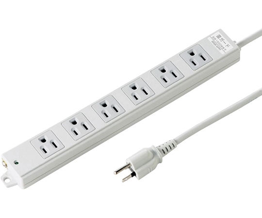 サンワサプライ 工事物件雷ガードタップ 3P マグネット付 6個口 3m TAP-K6NSP-3 1本(ご注文単位1本)【直送品】