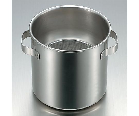 アズワン φ195x180mm ポット(網付/ステンレス製) EA508SG-121 1個(ご注文単位1個)【直送品】