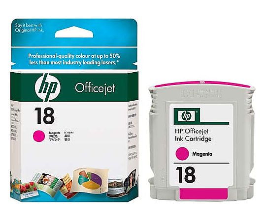 ヒューレット・パッカード 純正インク HP18(C4938A)マゼンタ C4938A 1個(ご注文単位1個)【直送品】