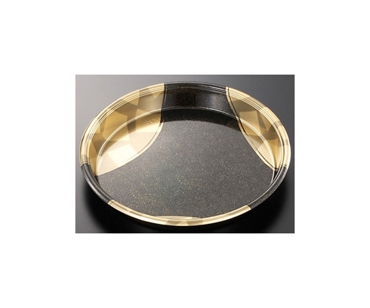 “送料無料/直送” 寿司桶 HS丸桶 70 黒金箔-BK 身 60枚