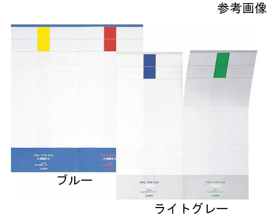 ライオン事務器 背紙パイプ式ファイルNo.733R・RK用 パイプ式ファイル両開き〈環境〉 1パック(5枚入)  1パック(ご注文単位1パック)【直送品】