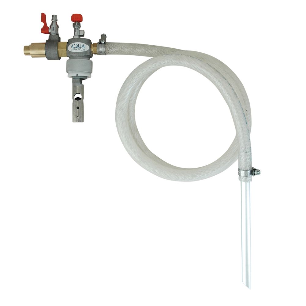 アクアシステム 湿式エアバキュームポンプ (アルミ製、溶剤・クローズペール缶用) APPQAS 1個(ご注文単位1個)【直送品】