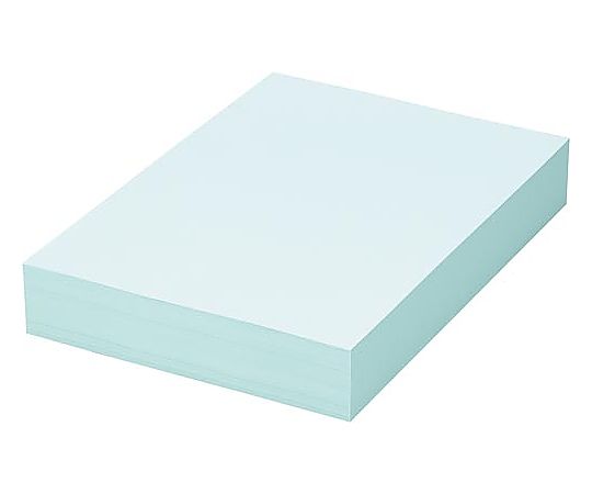 北越コーポレーション カラーペーパーR100 ブルー A4 1冊500枚 オフィスヨウシカラーR100ブルーA4サツ 1冊(ご注文単位1冊)【直送品】