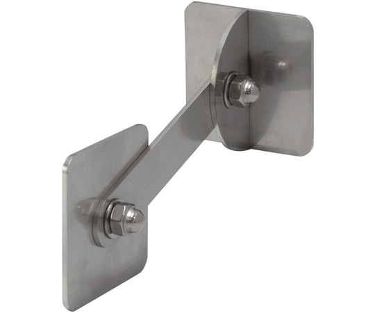 ティーエフサービス ステンレス製 転倒防止可動式金具 小 (正方形タイプ) 壁用 50×50mm ジョイントプレート100mm IRS-5050-100 1個(ご注文単位1個)【直送品】