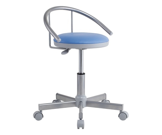 井上金庫 マルチスツール 背付き ブルー CAG-03 1台(ご注文単位1台)【直送品】