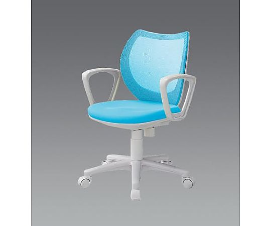 エスコ ビジネスチェアー(ブルー) EA956XA-282 1個(ご注文単位1個)【直送品】