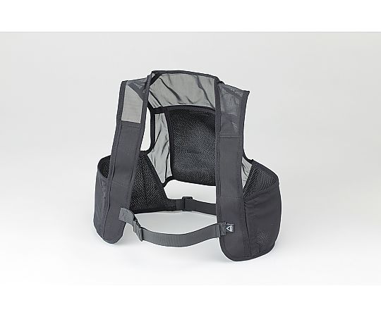 日本緑十字社 熱中症予防対策用品 ピタッと冷却ベスト 標準パッケージ ブラック フリーサイズ 375647 1組(ご注文単位1組)【直送品】