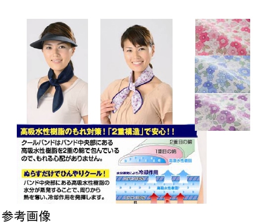 アズワン おしゃれクールバンド ネイビー K10032 1個(ご注文単位1個)【直送品】