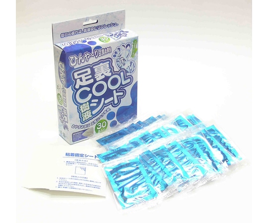 アズワン 足裏 COOL 樹液シート 30枚×36個入 K11280 1ケース(ご注文単位1ケース)【直送品】