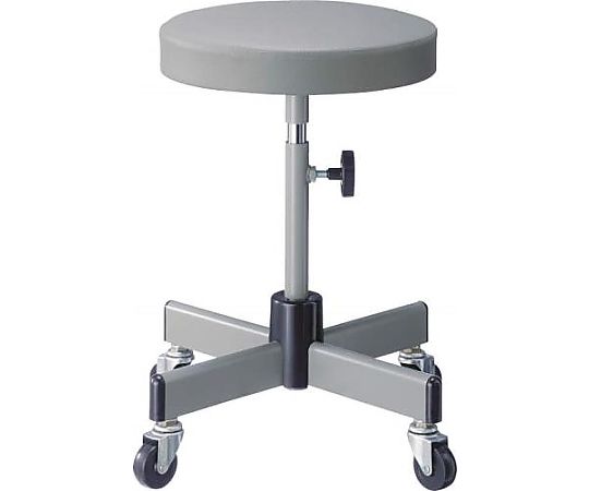 アズワン ワークチェアー(グレー) EA956XN-41 1脚(ご注文単位1脚)【直送品】