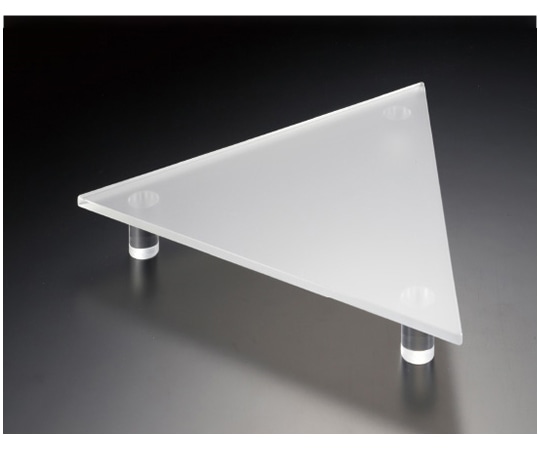 ホワイトサム ENDOアクリルディスプレイステージ スモークトライアングル 1個(ご注文単位1個)【直送品】