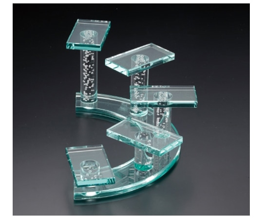 ホワイトサム ENDOディスプレイステージ レクタングルステップ ライト 1個(ご注文単位1個)【直送品】