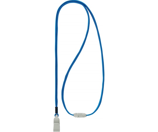 ライオン事務器 名札用ストラップ ブルー N-11AP 1個(ご注文単位1個)【直送品】