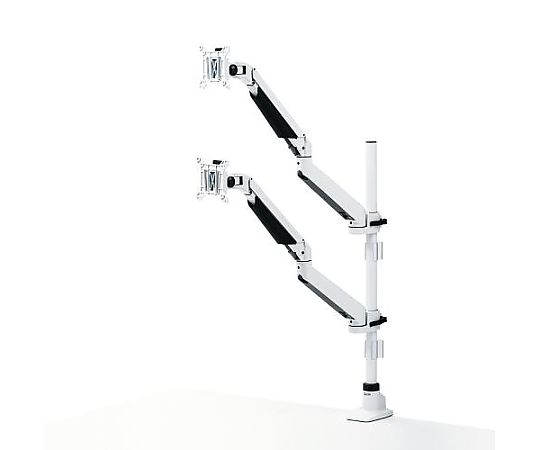 アズワン 1140mm モニタースタンド(水平垂直可動/2面 EA764AG-13 1台(ご注文単位1台)【直送品】