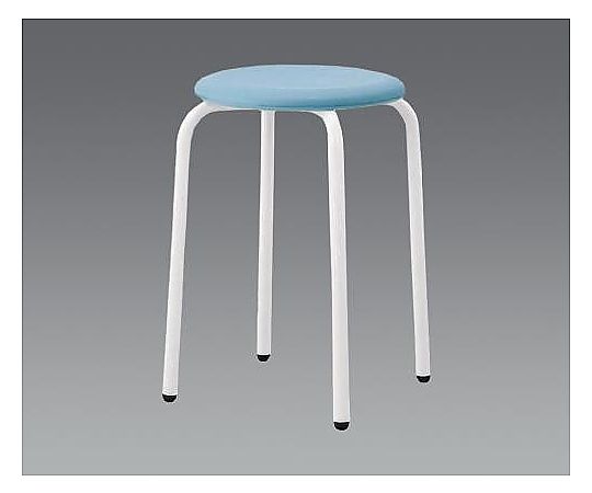 エスコ φ300x460mm 丸スツール(ブルー) EA956XN-21 1個(ご注文単位1個)【直送品】