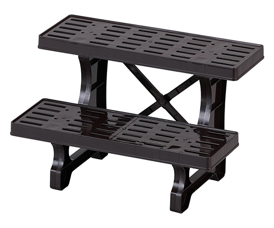 ベストコ ボタニカルスタイル フラワースタンド 2段450 45×28.5×30.5cm MA-2201 1個(ご注文単位1個)【直送品】