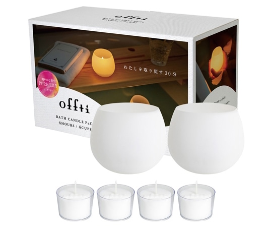 ペガサスキャンドル offti バスキャンドル プカ ピュアリリー offti-06663301 1箱(ご注文単位1箱)【直送品】