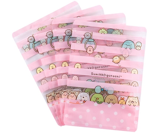 貝印 スイーツパック すみっコぐらし(ボーダー) 5枚入 000DN0507 1セット(ご注文単位1セット)【直送品】