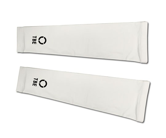 Lazos アームカバー ホワイト Mサイズ 1袋(2枚入) T-AMC-WM 1袋(ご注文単位1袋)【直送品】