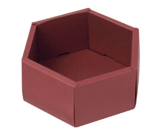 ヤマニパッケージ 軽食用 六角(小) あずき 200枚 19-610A 1ケース(ご注文単位1ケース)【直送品】