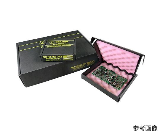 DESCO 電子部品梱包箱 スポンジ付 229mm×191mm×64m…