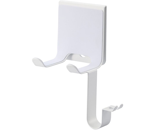 エレコム ドライヤーホルダー 吸盤タイプ T字ドライヤー収納 折りたたみドライヤー収納 プラグキャッチャー付き ホワイト BA-HDHKSCAWH 1個(ご注文単位1個)【直送品】