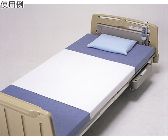 ニシキ（シニア・介護用品） リバーシブル防水ハーフエステルシーツ 90×145cm R9702 1枚（ご注文単位1枚）【直送品】