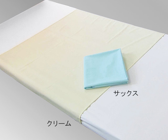 萬楽 エコノミー防水シーツ サックス MR-2019 1個(ご注文単位1個)【直送品】