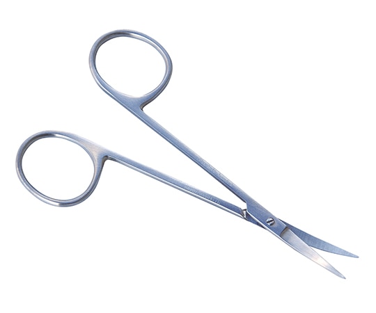 日本フリッツメディコ アイリス剪刀 （左利き用） 曲 全長115mm B034-0477-L 1本（ご注文単位1本）【直送品】