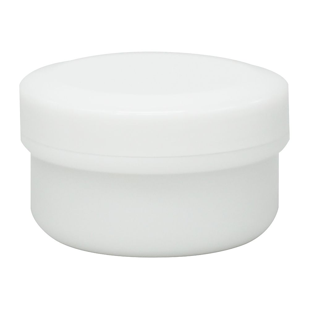 金鵄製作所 アルファ軟膏壷（軟膏容器・増量タイプ）60mL 白 80個 A0050R-001 1箱（ご注文単位1箱）【直送品】