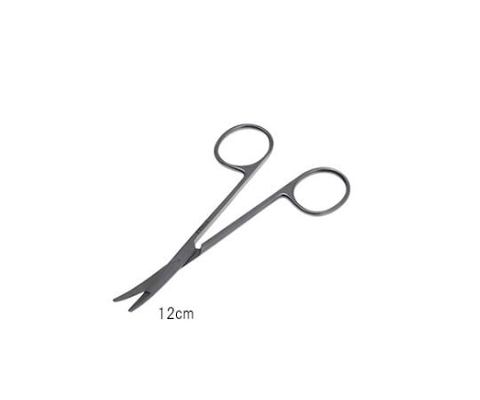 日本フリッツメディコ キルナー剪刀 12cm 曲 B027-419 1個(ご注文単位1個)【直送品】