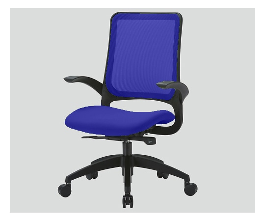 アイコ エグゼクティブ・メッシュチェア クッション ブルー MS-1615 (F12) BU 1個(ご注文単位1個)【直送品】