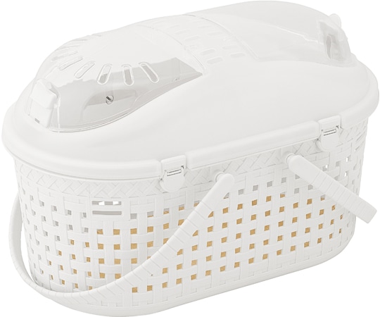 アイリスオーヤマ メッシュペットキャリー アイボリー MPC-450 1個(ご注文単位1個)【直送品】