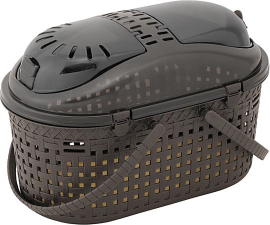 アイリスオーヤマ メッシュペットキャリー ブラウン MPC-450 1個(ご注文単位1個)【直送品】