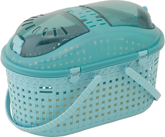 アイリスオーヤマ メッシュペットキャリー ターコイズ MPC-450 1個(ご注文単位1個)【直送品】