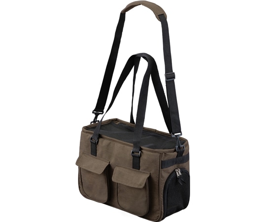 アイリスオーヤマ ソフトペットキャリーSサイズ ブラウン PSC-400 1個(ご注文単位1個)【直送品】