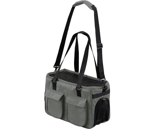 アイリスオーヤマ ソフトペットキャリーSサイズ グレー PSC-400 1個(ご注文単位1個)【直送品】