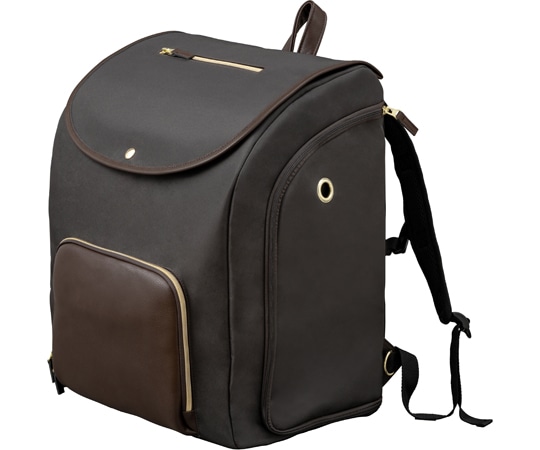 アイリスオーヤマ 前かけできるペットリュック ブラウン P-MPR350 1個(ご注文単位1個)【直送品】