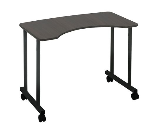 フィフティ・ヴィジョナリー 採血・食事用テーブル（ブラウン） FV-512A-BR 1台（ご注文単位1台）【直送品】