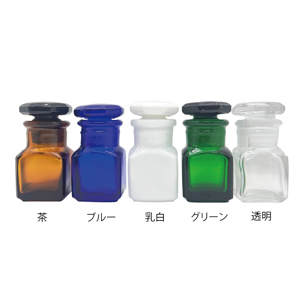 堀内製作所 薬瓶 8mL グリーン G-00 1個（ご注文単位1個）【直送品】