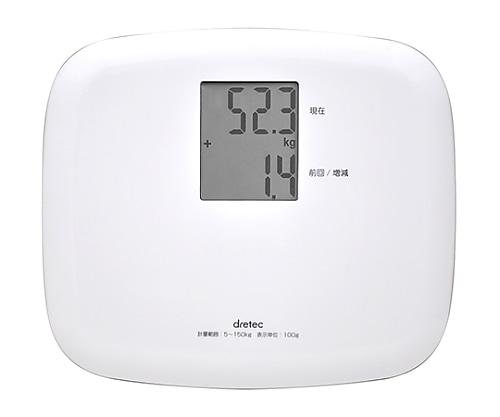 ドリテック ボディースケール｢クラベール｣ BS-164WT 1個（ご注文単位1個）【直送品】