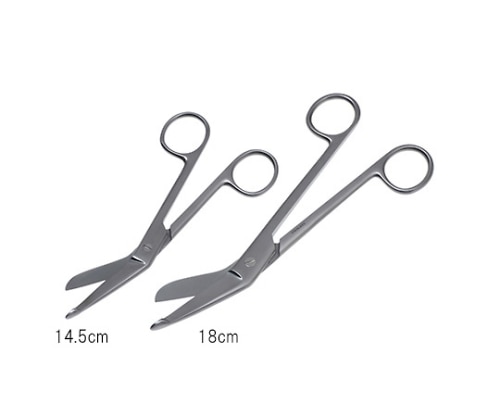 日本フリッツメディコ リスター剪刀(包帯剪刀) 18cm E902-162 1個(ご注文単位1個)【直送品】