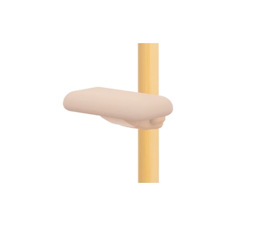 DIPPERホクメイ ベスポジBPZ プッシュ手すり 単品 BPZ-400 1個(ご注文単位1個)【直送品】