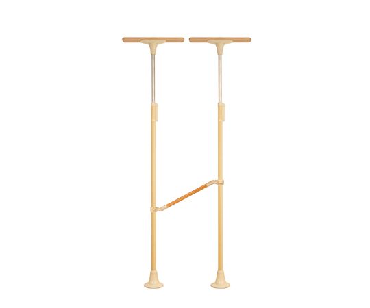 DIPPERホクメイ ベスポジBPZ Tベース レギュラーH型 木手すり 曲げ600 セット BPZ-H2100-50 1個(ご注文単位1個)【直送品】