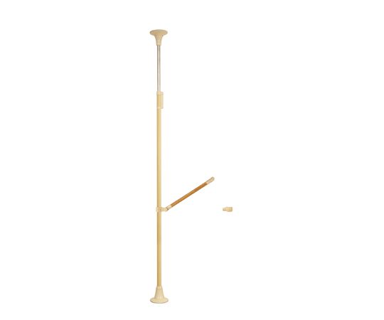 DIPPERホクメイ ベスポジBPZ 丸ベース ロング ト型 木手すり 跳ね上げ600 セット BPZ-K5200-30 1個（ご注文単位1個）【直送品】