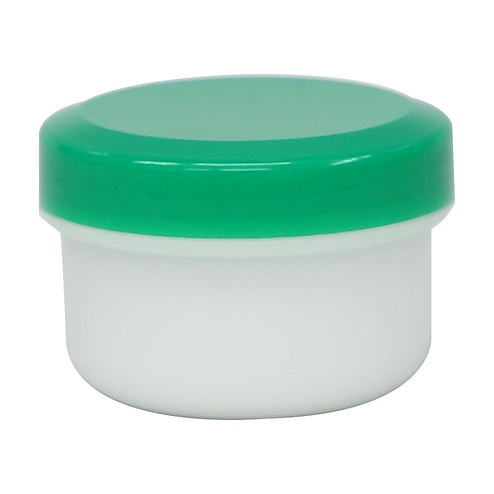 金鵄製作所 軟膏壷(軟膏容器・定量タイプ)20mL 緑 200個 10030-004 1箱(ご注文単位1箱)【直送品】