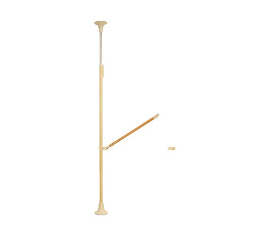 DIPPERホクメイ ベスポジBPZ 丸ベース ロング ト型 木手すり 跳ね上げ900 セット BPZ-K5200-31 1個(ご注文単位1個)【直送品】